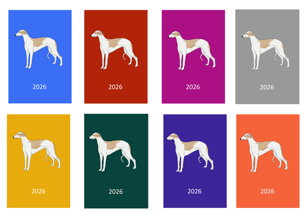 Greyhound Week Per View 2026 Diary: A4, A5 or A6, Dog Show, Normal or Appointment