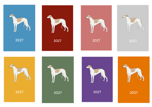 Greyhound Week Per View 2027 Diary: A4, A5 or A6, Dog Show, Normal or Appointment