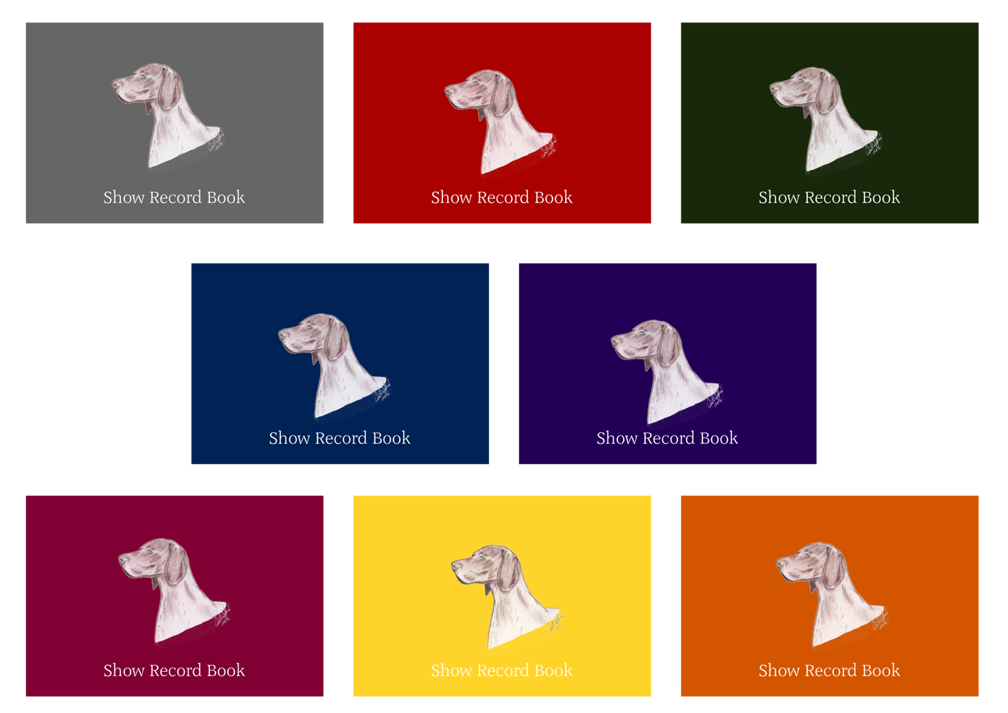 German S/H Pointer Dog Show Record Book