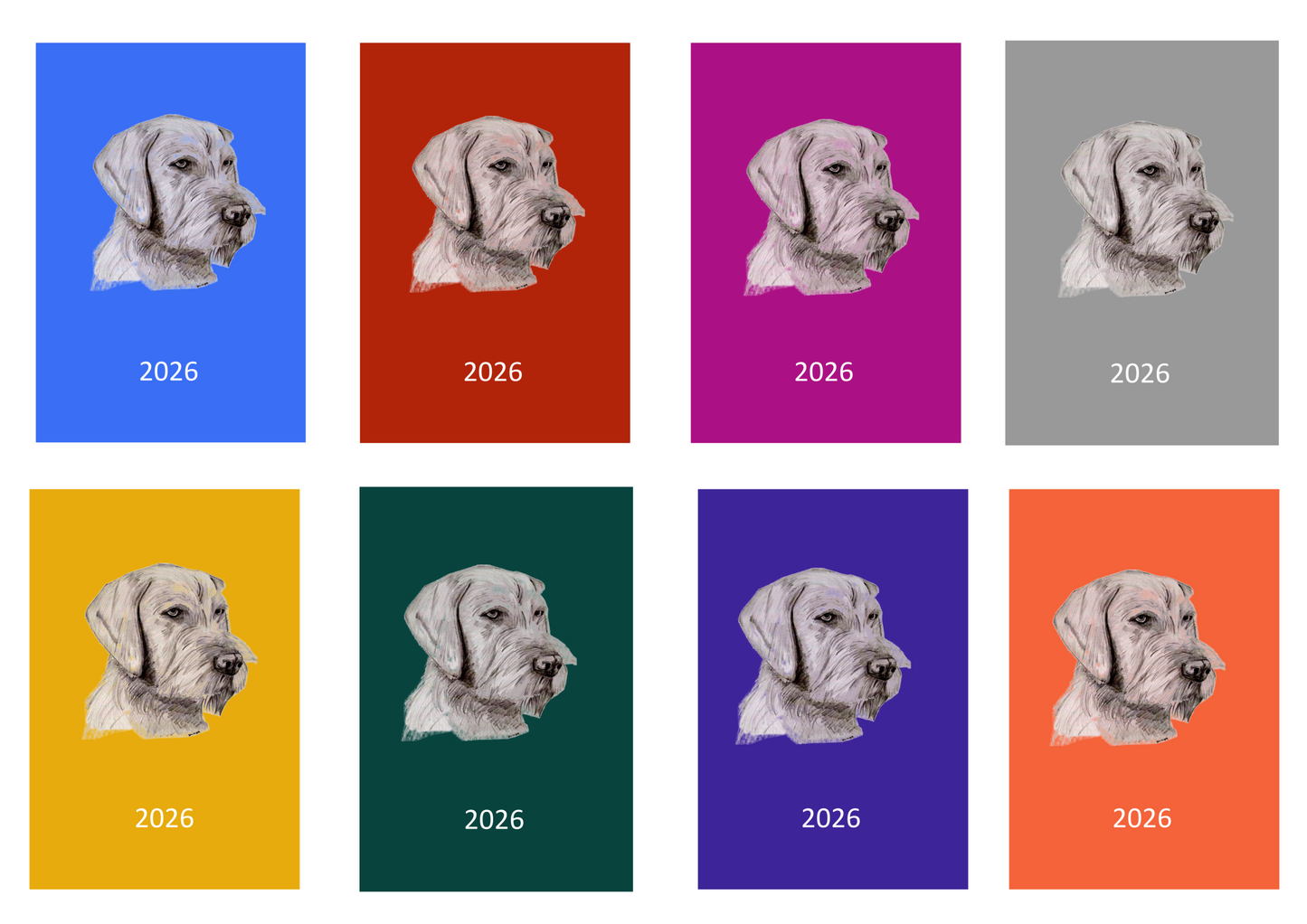 Hungarian W/H Vizsla Week Per View 2026 Diary: A4, A5 or A6, Dog Show, Normal or Appointment