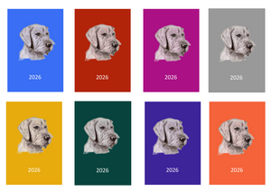 Hungarian W/H Vizsla Week Per View 2026 Diary: A4, A5 or A6, Dog Show, Normal or Appointment