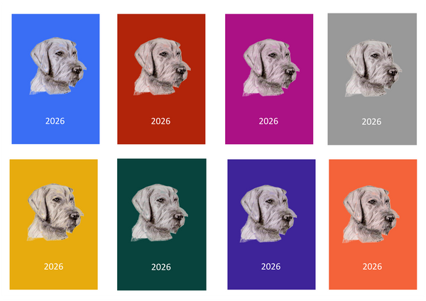 Hungarian W/H Vizsla Week Per View 2026 Diary: A4, A5 or A6, Dog Show, Normal or Appointment