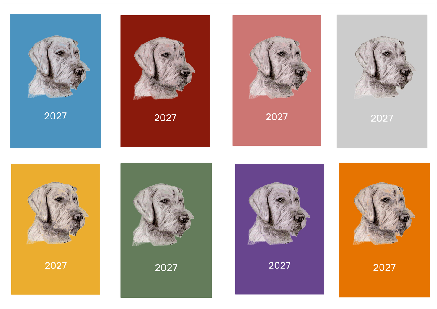 Hungarian W/H Vizsla Week Per View 2027 Diary: A4, A5 or A6, Dog Show, Normal or Appointment