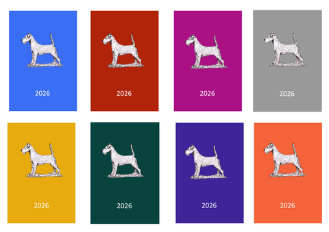 Irish Terrier Week Per View 2026 Diary: A4, A5 or A6, Dog Show, Normal or Appointment