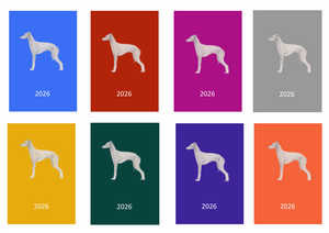 Italian Greyhound Week Per View 2026 Diary: A4, A5 or A6, Dog Show, Normal or Appointment