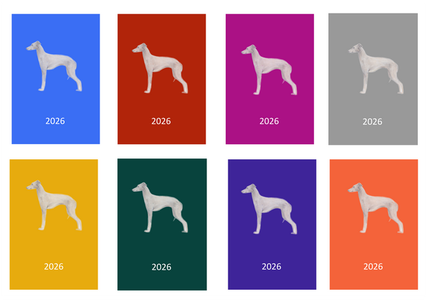 Italian Greyhound Week Per View 2026 Diary: A4, A5 or A6, Dog Show, Normal or Appointment