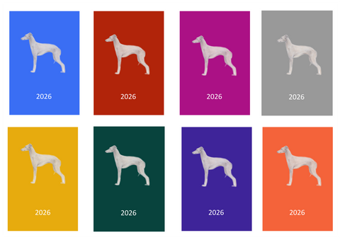 Italian Greyhound Week Per View 2026 Diary: A4, A5 or A6, Dog Show, Normal or Appointment