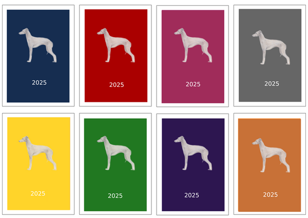 Italian Greyhound Week Per View Diary: A4, A5 or A6, Dog Show, Normal or Appointment