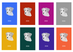 Jack Russell Terrier Week Per View 2026 Diary: A4, A5 or A6, Dog Show, Normal or Appointment