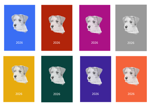 Jack Russell Terrier Week Per View 2026 Diary: A4, A5 or A6, Dog Show, Normal or Appointment