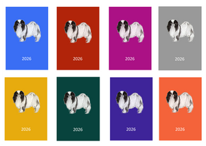 Japanese Chin Week Per View 2026 Diary: A4, A5 or A6, Dog Show, Normal or Appointment