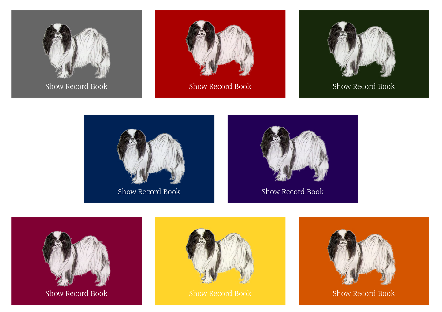 Japanese Chin Dog Show Record Book