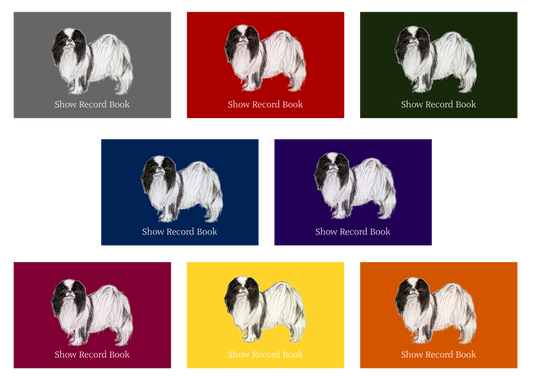 Japanese Chin Dog Show Record Book