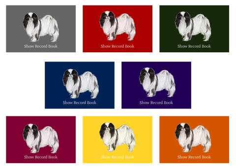 Japanese Chin Dog Show Record Book