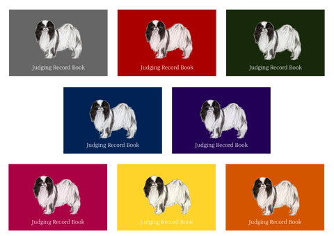 Japanese Chin Dog Show Judging Record Book