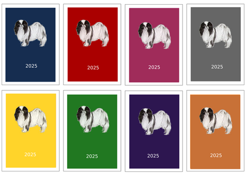 Japanese Chin Week Per View Diary: A4, A5 or A6, Dog Show, Normal or Appointment