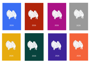 Japanese Spitz Week Per View 2026 Diary: A4, A5 or A6, Dog Show, Normal or Appointment
