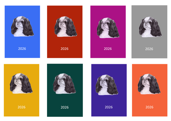 King Charles Spaniel Week Per View 2026 Diary: A4, A5 or A6, Dog Show, Normal or Appointment