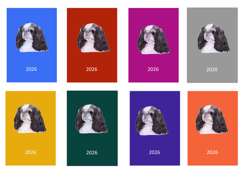King Charles Spaniel Week Per View 2026 Diary: A4, A5 or A6, Dog Show, Normal or Appointment
