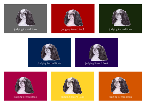 King Charles Spaniel Dog Show Judging Record Book