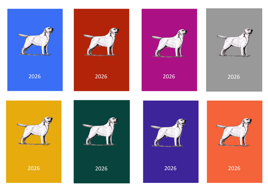 Labrador Retriever Week Per View 2026 Diary: A4, A5 or A6, Dog Show, Normal or Appointment