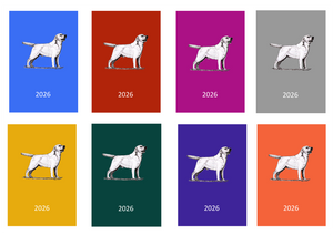 Labrador Retriever Week Per View 2026 Diary: A4, A5 or A6, Dog Show, Normal or Appointment