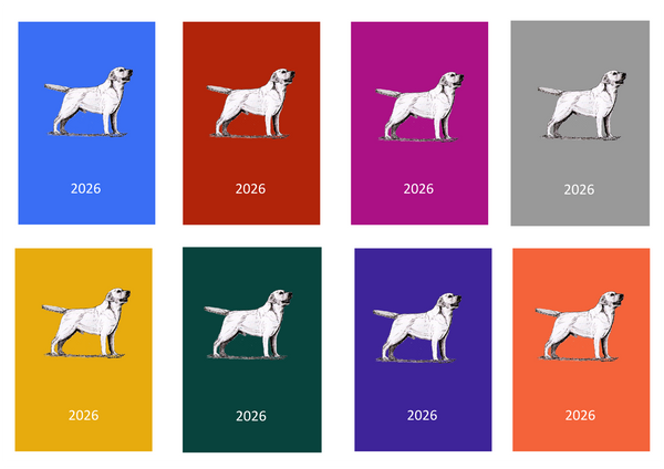 Labrador Retriever Week Per View 2026 Diary: A4, A5 or A6, Dog Show, Normal or Appointment