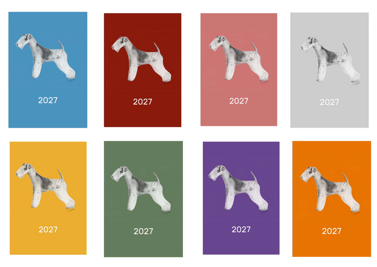 Lakeland Terrier Week Per View 2027 Diary: A4, A5 or A6, Dog Show, Normal or Appointment