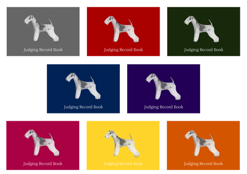 Lakeland Terrier Dog Show Judging Record Book