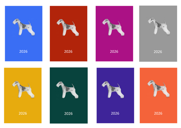 Lakeland Terrier Week Per View 2026 Diary: A4, A5 or A6, Dog Show, Normal or Appointment