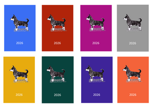 Lancashire Heeler Week Per View 2026 Diary: A4, A5 or A6, Dog Show, Normal or Appointment