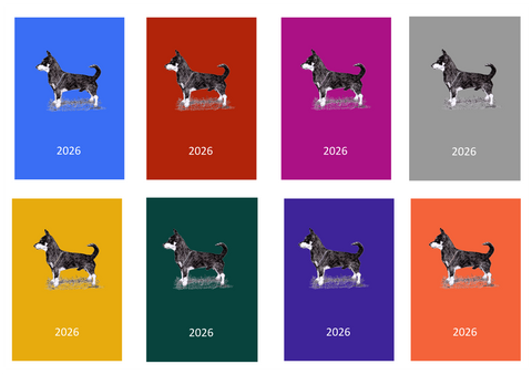 Lancashire Heeler Week Per View 2026 Diary: A4, A5 or A6, Dog Show, Normal or Appointment