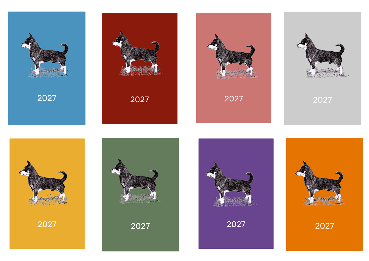 Lancashire Heeler Week Per View 2027 Diary: A4, A5 or A6, Dog Show, Normal or Appointment