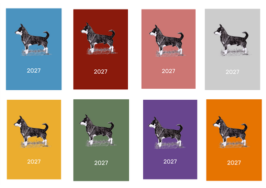 Lancashire Heeler Week Per View 2027 Diary: A4, A5 or A6, Dog Show, Normal or Appointment