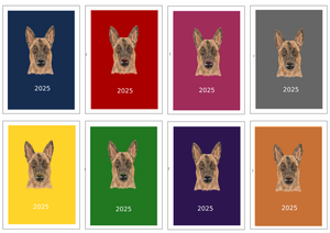 Belgian Shepherd Dog (Malinois) Week Per View Diary: A4, A5 or A6, Dog Show, Normal or Appointment