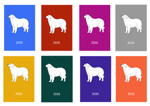 Maremma Sheepdog Week Per View 2026 Diary: A4, A5 or A6, Dog Show, Normal or Appointment
