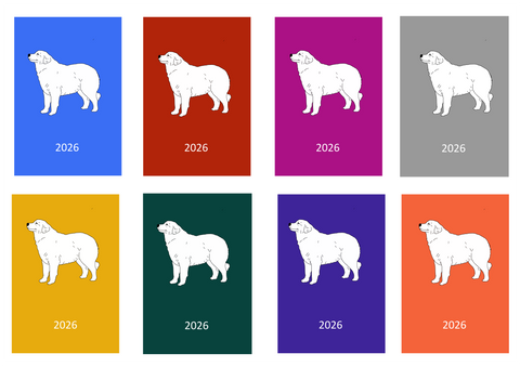 Maremma Sheepdog Week Per View 2026 Diary: A4, A5 or A6, Dog Show, Normal or Appointment