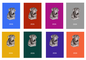 Neapolitan Mastiff Week Per View 2026 Diary: A4, A5 or A6, Dog Show, Normal or Appointment