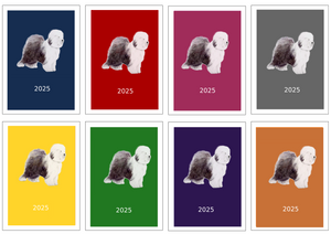 Old English Sheepdog Week Per View Diary: A4, A5 or A6, Dog Show, Normal or Appointment