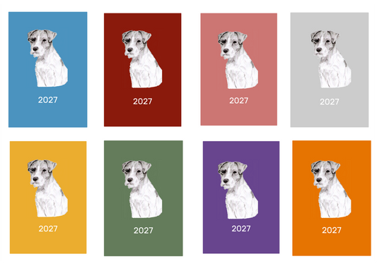 Parson Russell Terrier Week Per View 2027 Diary: A4, A5 or A6, Dog Show, Normal or Appointment