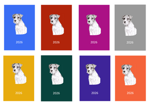Parson Russell Terrier Week Per View 2026 Diary: A4, A5 or A6, Dog Show, Normal or Appointment