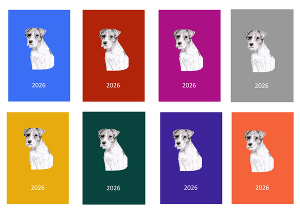 Parson Russell Terrier Week Per View 2026 Diary: A4, A5 or A6, Dog Show, Normal or Appointment