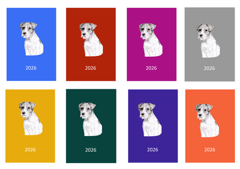 Parson Russell Terrier Week Per View 2026 Diary: A4, A5 or A6, Dog Show, Normal or Appointment
