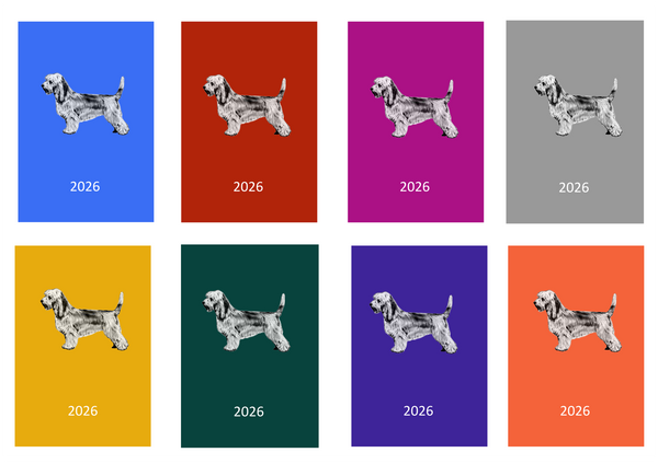 PBGV Week Per View 2026 Diary: A4, A5 or A6, Dog Show, Normal or Appointment