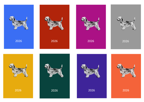 PBGV Week Per View 2026 Diary: A4, A5 or A6, Dog Show, Normal or Appointment