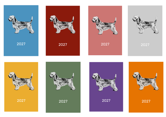 PBGV Week Per View 2027 Diary: A4, A5 or A6, Dog Show, Normal or Appointment