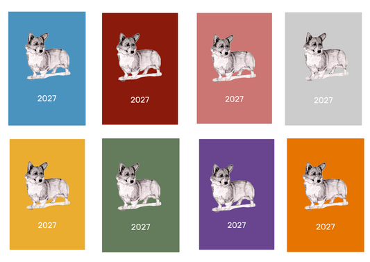 Welsh Corgi (Pembroke) Week Per View 2027 Diary: A4, A5 or A6, Dog Show, Normal or Appointment