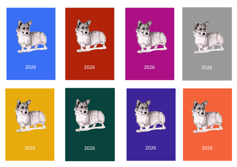 Welsh Corgi (Pembroke) Week Per View 2026 Diary: A4, A5 or A6, Dog Show, Normal or Appointment