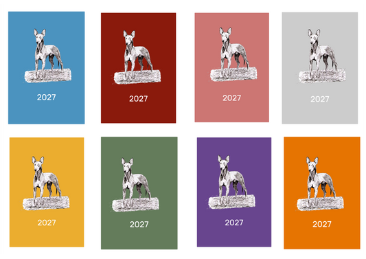 Pharaoh Hound Week Per View 2027 Diary: A4, A5 or A6, Dog Show, Normal or Appointment