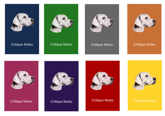 Pointer Dog Show Judging Critique Notes Book A5